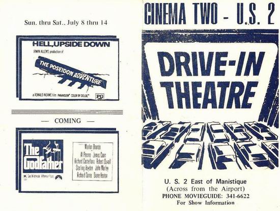 Cinema 2 Drive-In Theatre - 1972 Ad From Paul (newer photo)
